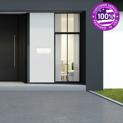 VD3-B - Through-The-Wall Drop Box with Rainproof Cover | Heavy Duty Through Wall Mailbox with 10-Inch Adjustable Chute | Locking Drop Safe for Mail, Rent, Checks, Cash, and Keys, Black