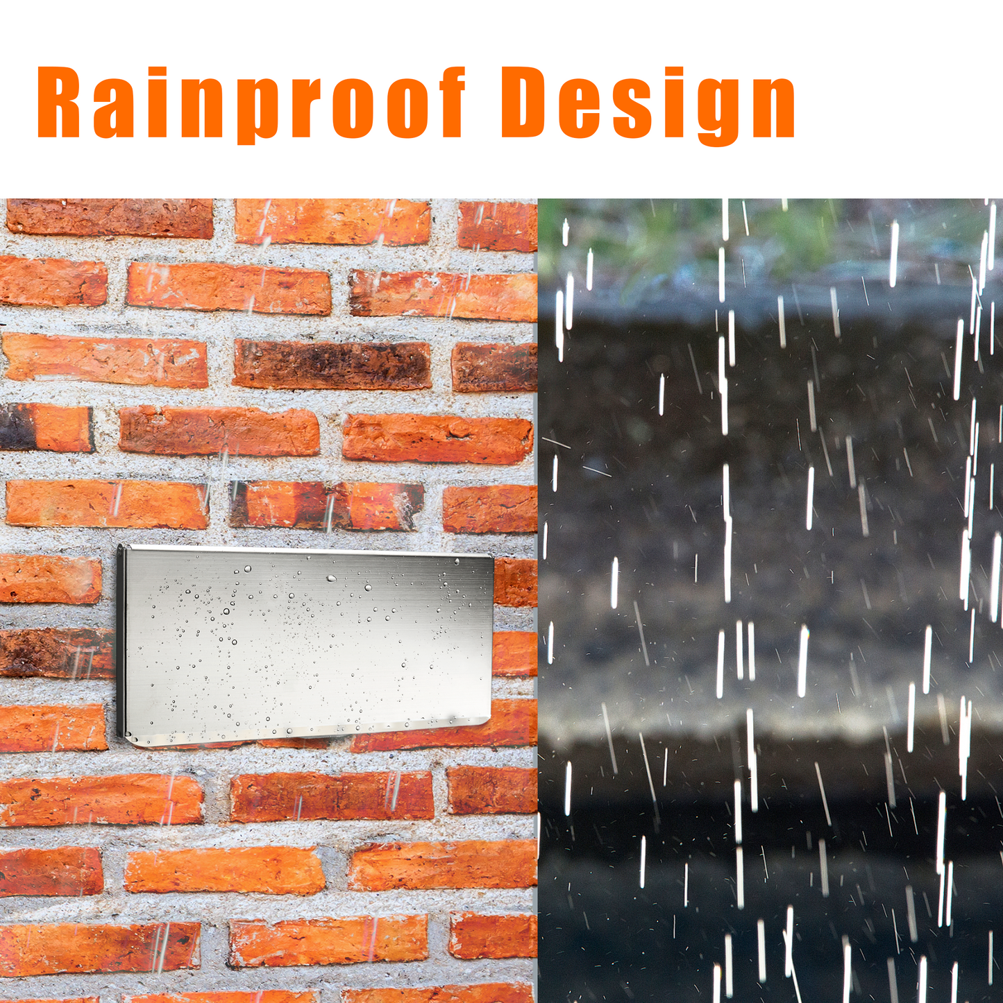 VD3-B - Through-The-Wall Drop Box with Rainproof Cover | Heavy Duty Through Wall Mailbox with 10-Inch Adjustable Chute | Locking Drop Safe for Mail, Rent, Checks, Cash, and Keys, Black