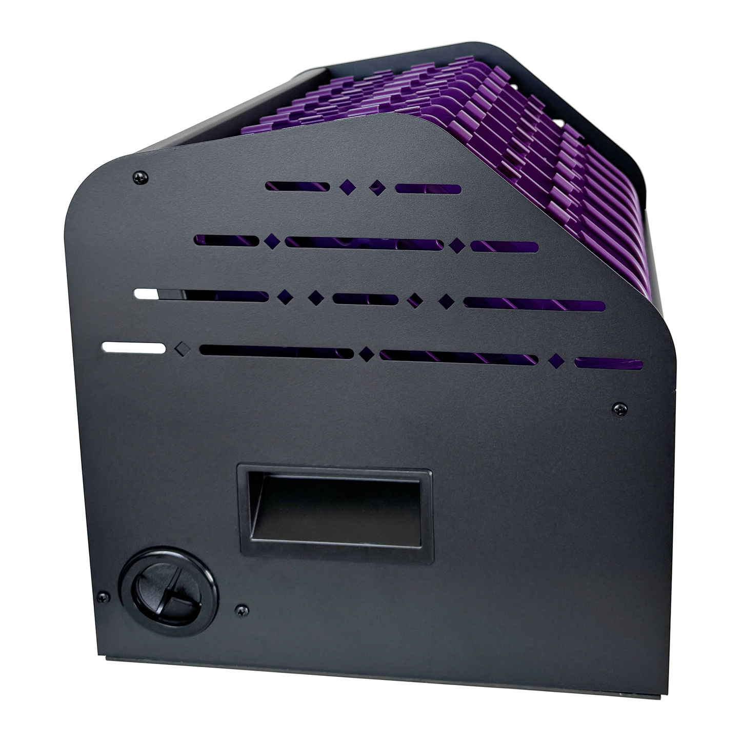 VC10A-B - Laptop Charging Station for Classroom, Office, or Home, 10-Device Organizer with 6 AC Outlets & 4 USB Ports, Fits Laptops, Tablets & E-Readers up to 1.375" Thick, 15.3" x 13" x 13"