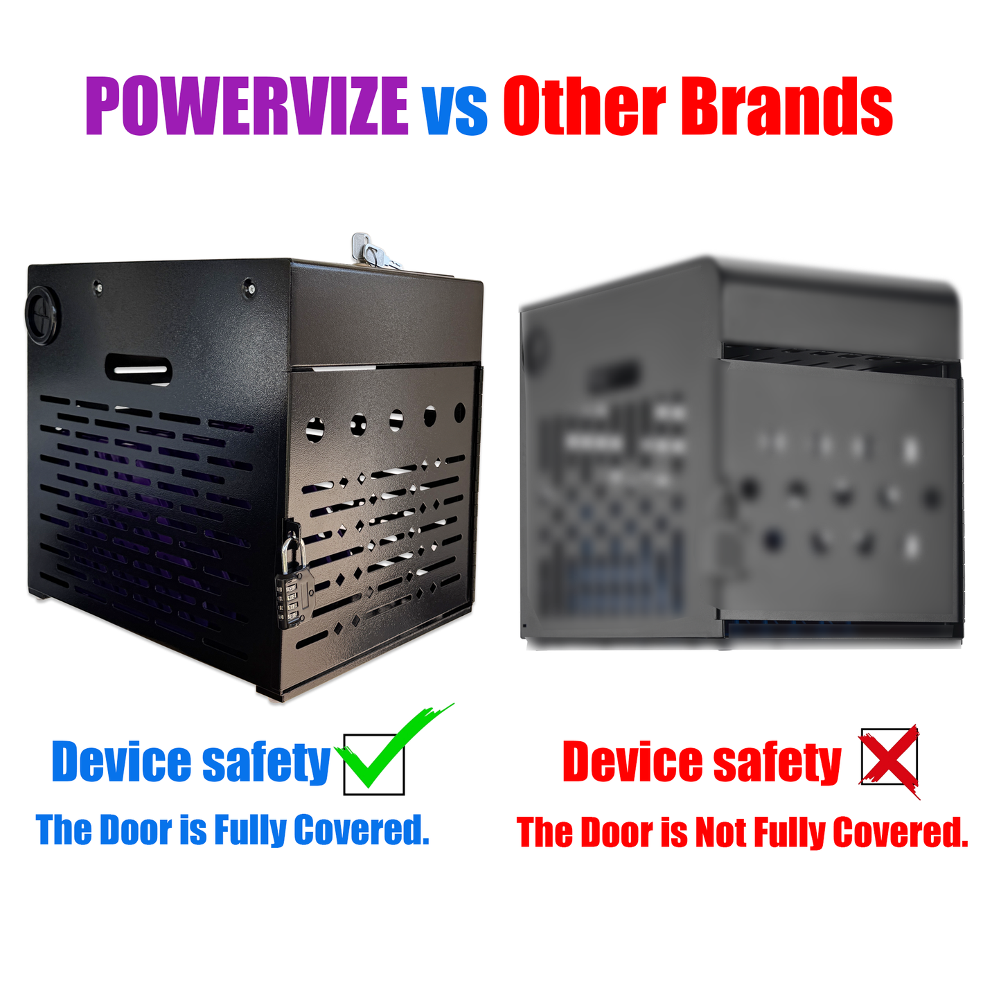 VC8B-B - 8-Device Tablet Charging Station, Lockable Steel Charging Cabinet for 14" Chromebooks, iPads, Laptops & Tablets, Secure Storage with 2 Keys for Classroom, Office & Hospital, Black